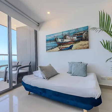 Apartamento 1704 Morros - Espectacular Apto En Bocagrande Cartagena